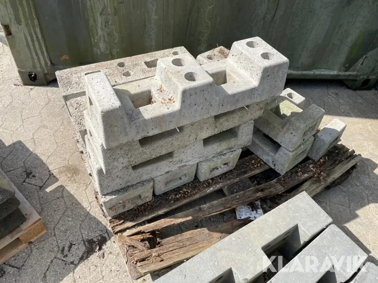 Billede 9 - 15 byggepladsHegn Med Klodser 2x3,5