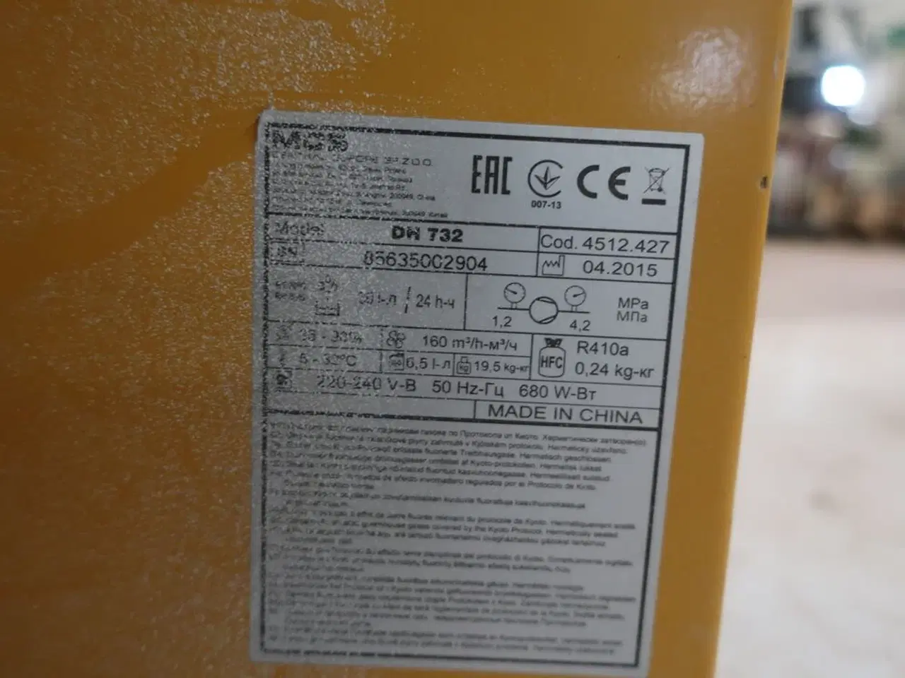 Billede 3 - Affugter MASTER DH 732 P