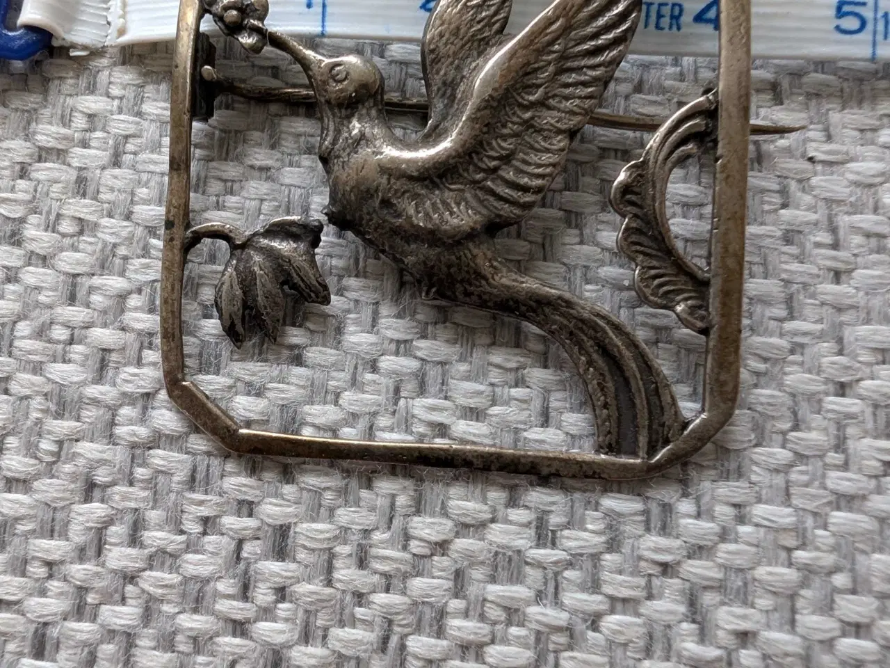Billede 5 - Smuk vintage/antik sølvbroche 