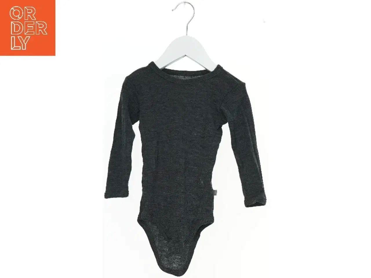 Billede 1 - Langærmet body i mørkegrå fra Friends (str. 80)