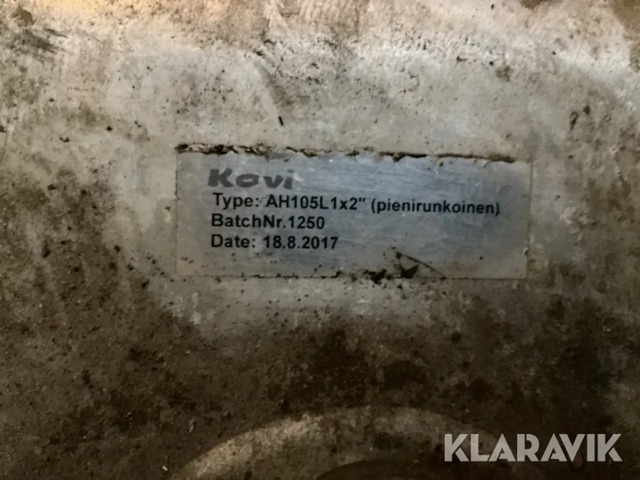 Billede 10 - Tank til hydraulikolie Kopi AH105L 1x2``