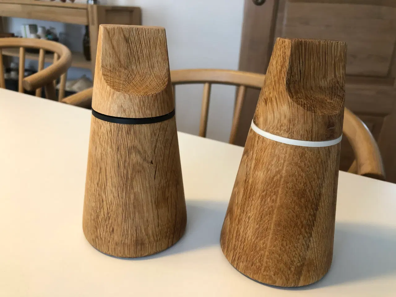 Billede 1 - Salt og peber sæt fra Nuance, lavet i egetræ