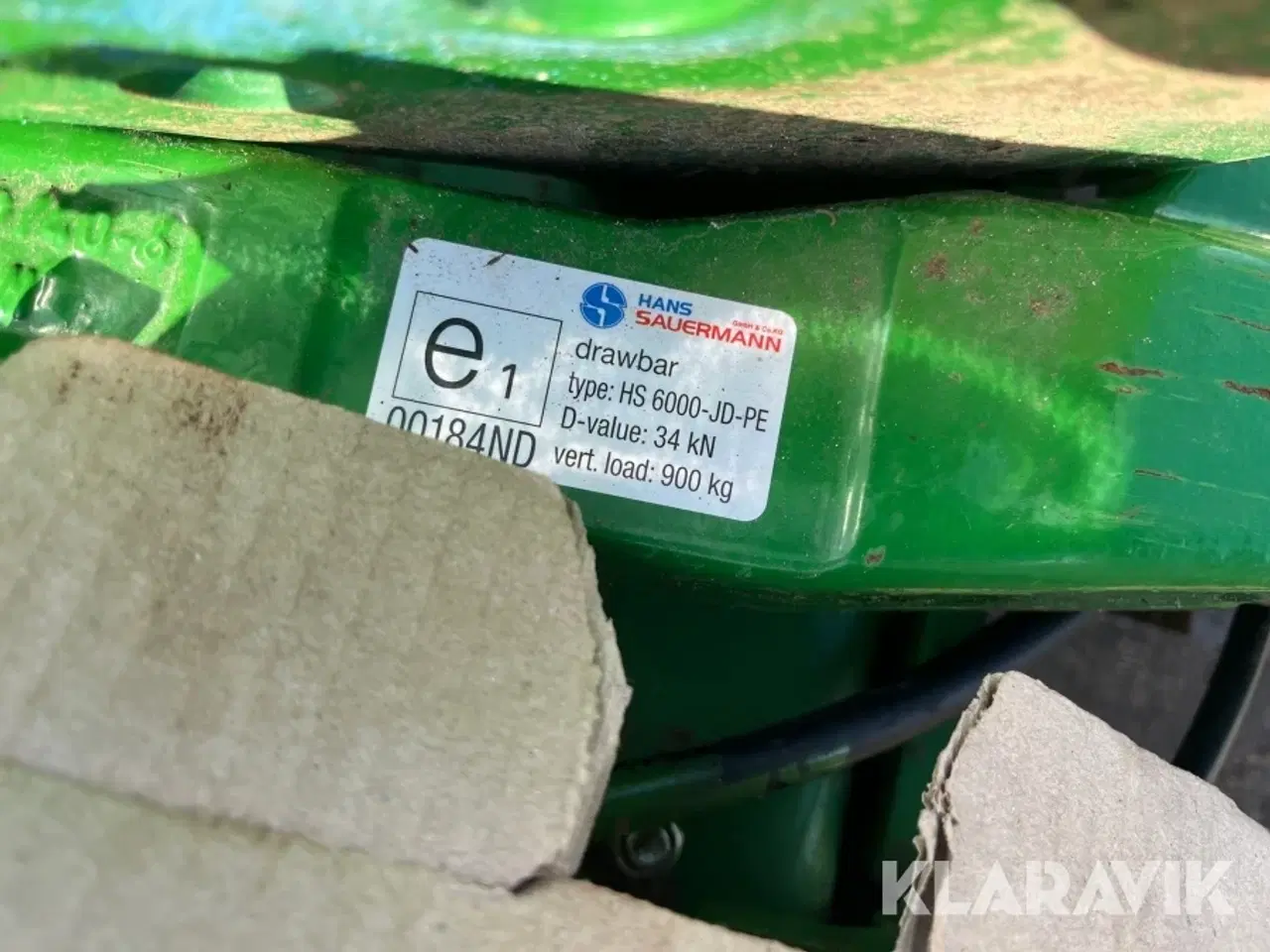 Billede 5 - Hitchkrog til John Deere 6R
