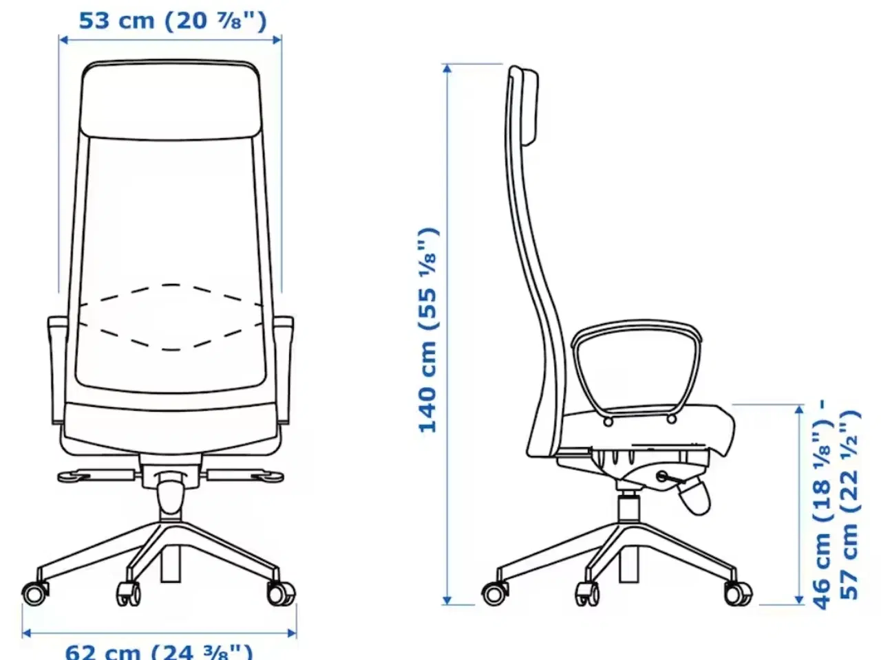 Billede 7 - Ergonomisk kontorstol