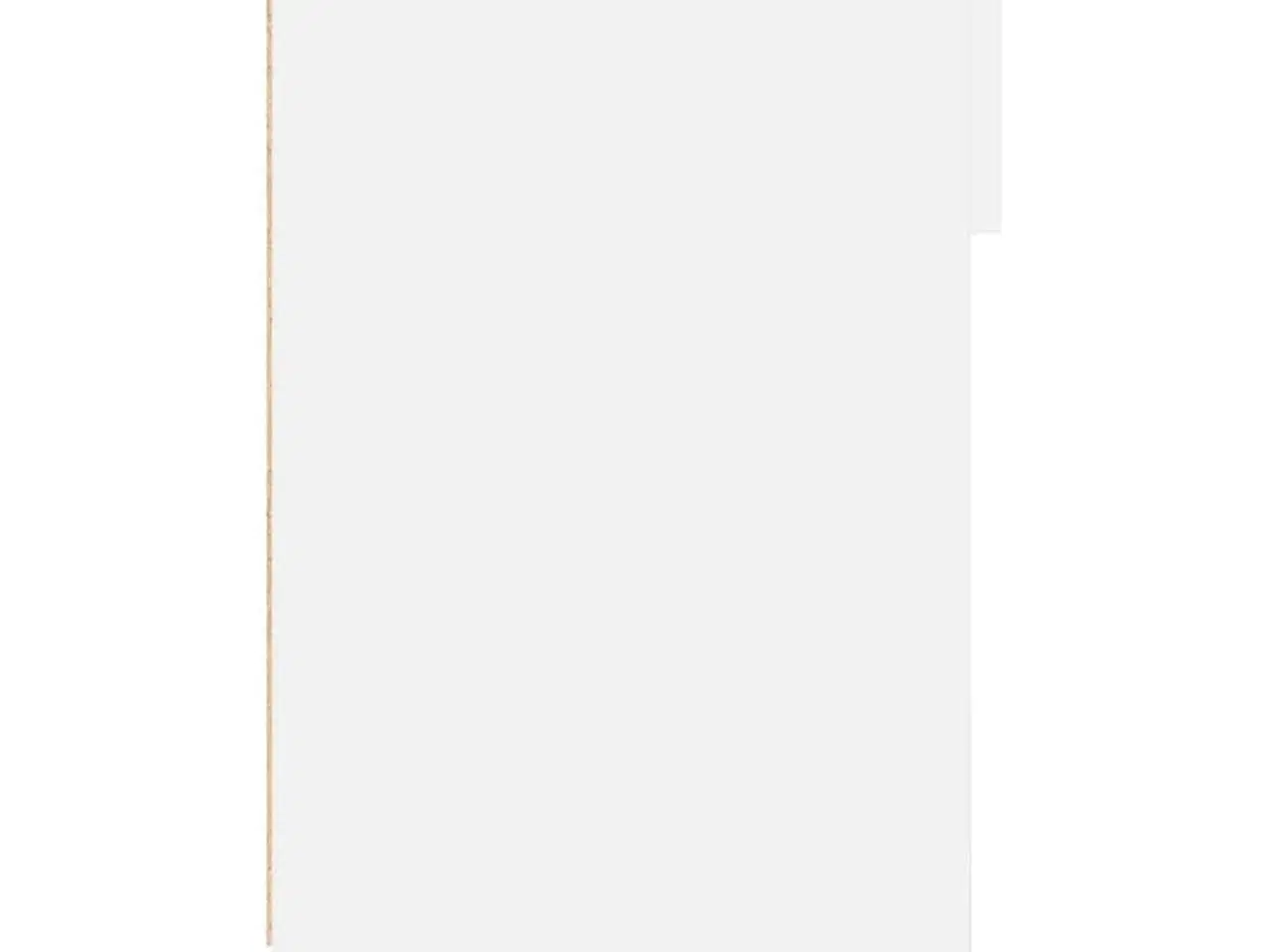 Billede 6 - Sengebord med skuffe 20x36x60 cm hvid