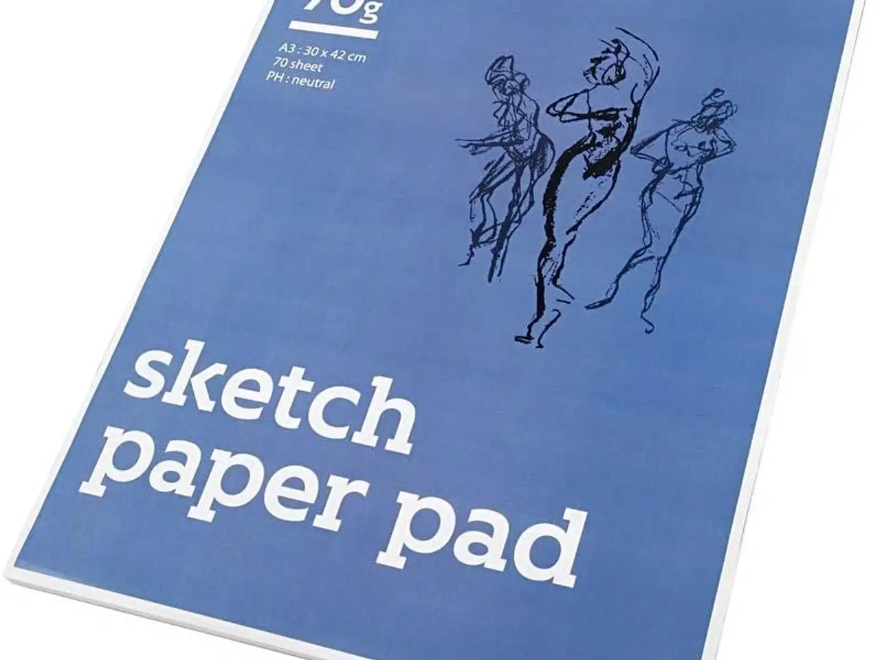 Billede 1 - A3 Skitseblok med 70 ark - Høj kvalitet til kunstnere