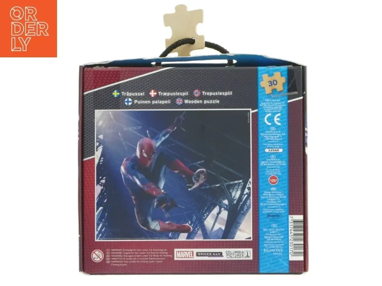 Billede 3 - Spiderman puslespil fra K&#228;rnan (str. 30. brikker)