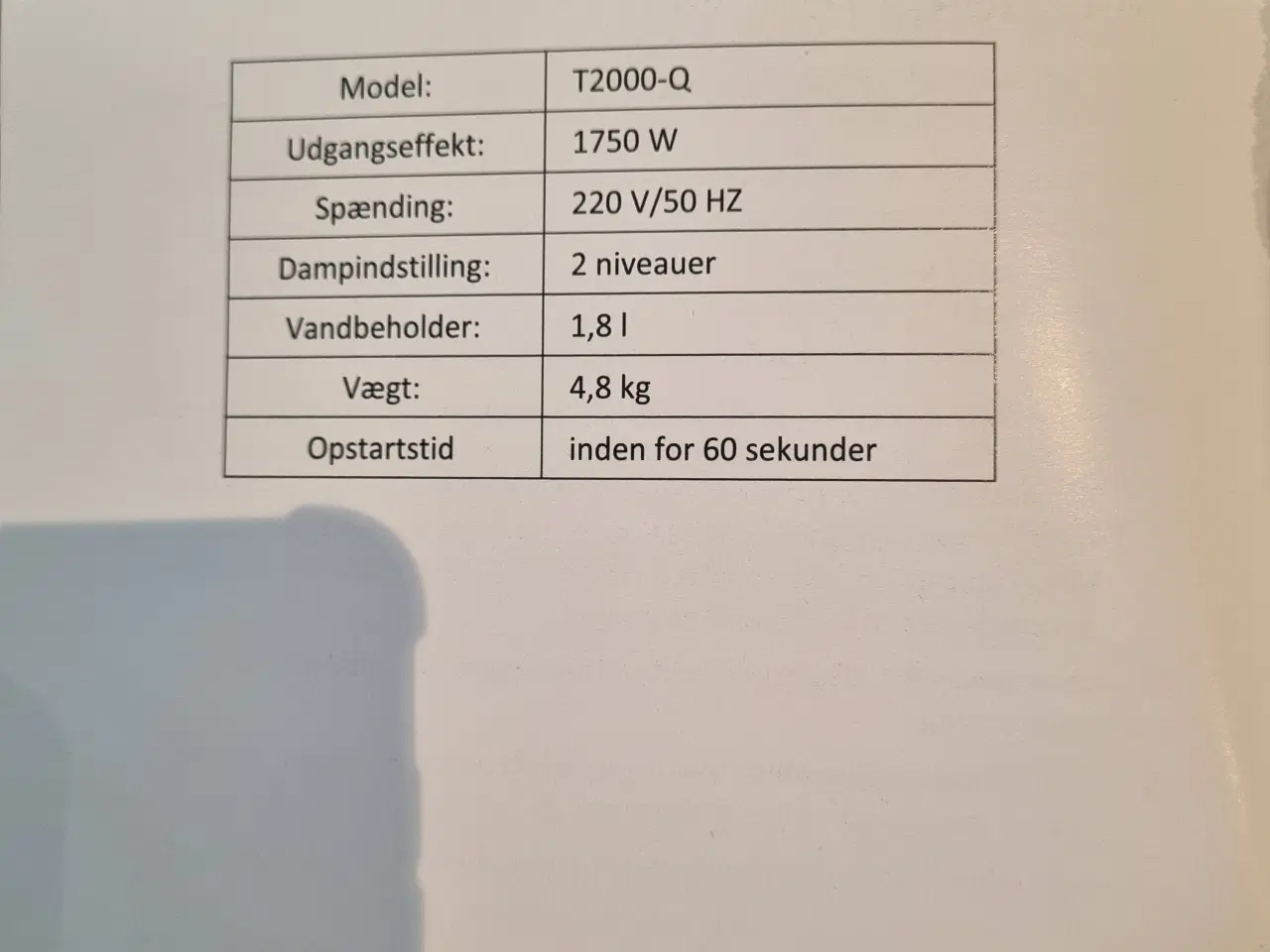 Billede 6 - Murphy PRO Copenhagen steamer på stativ