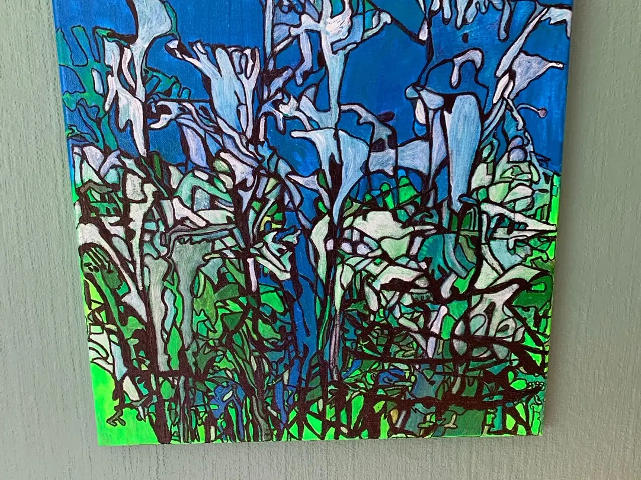 Billede 1 - Abstrakte blomster.