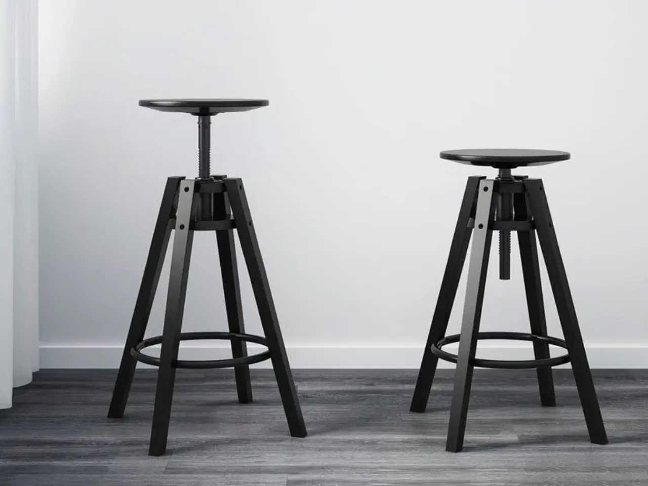 Billede 1 - Barstole, sorte fra IKEA