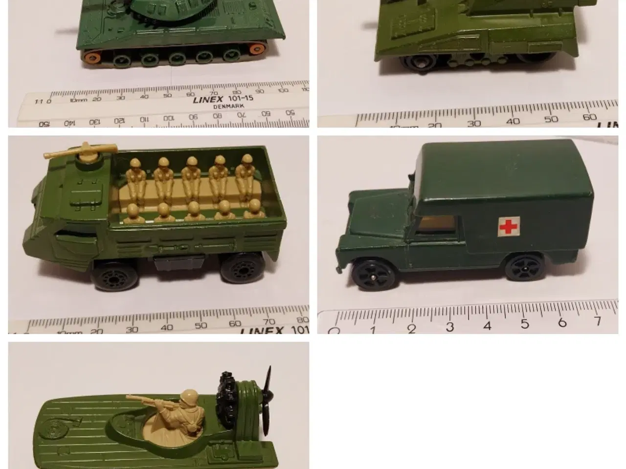 Billede 1 - Matchbox militær modelbiler