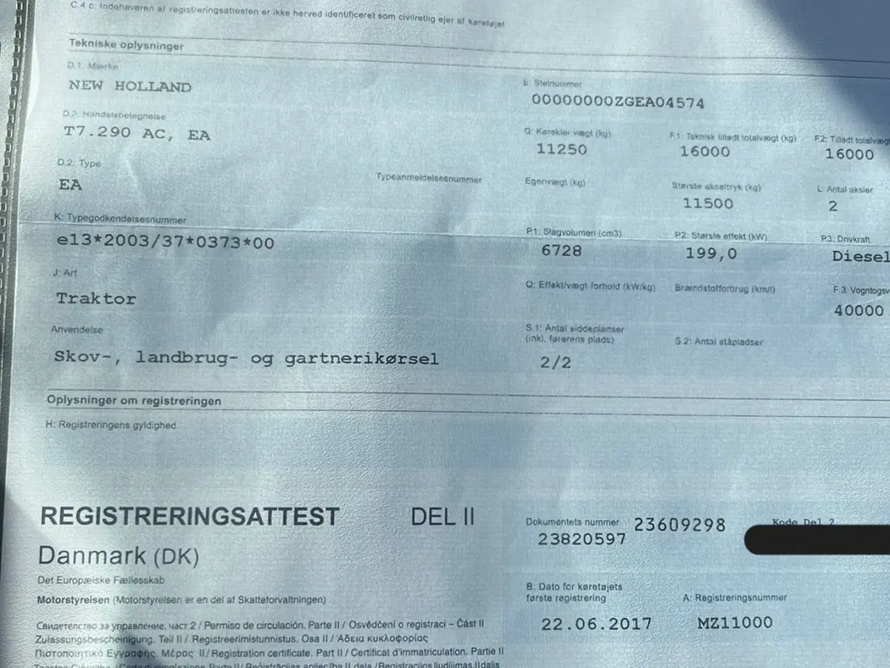 Billede 17 - New Holland T7.290 Med frontlift & traktoren er GPS klar