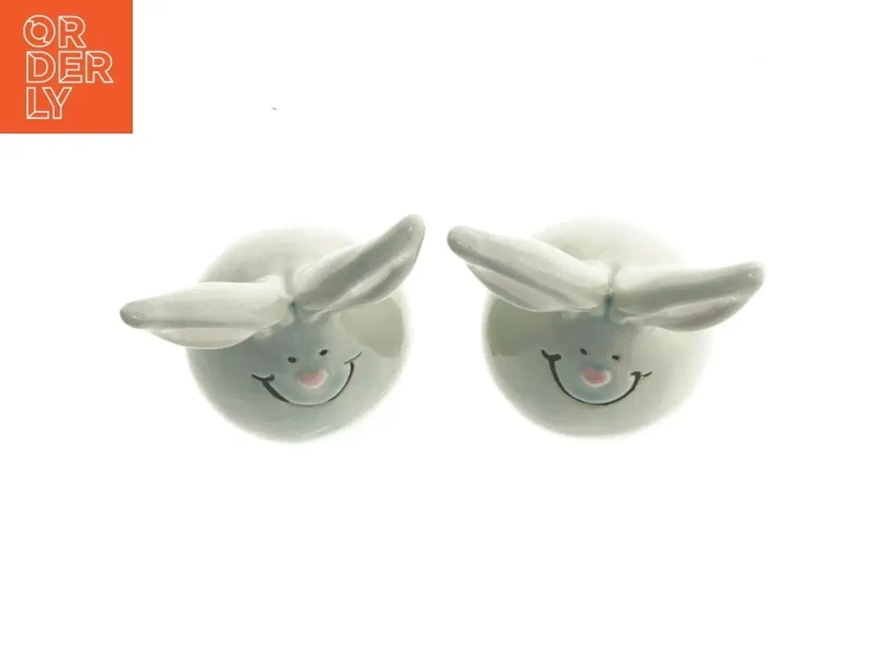 Billede 4 - Keramik kaninfigurer fra Grønne Hjem (str. 15 cm)