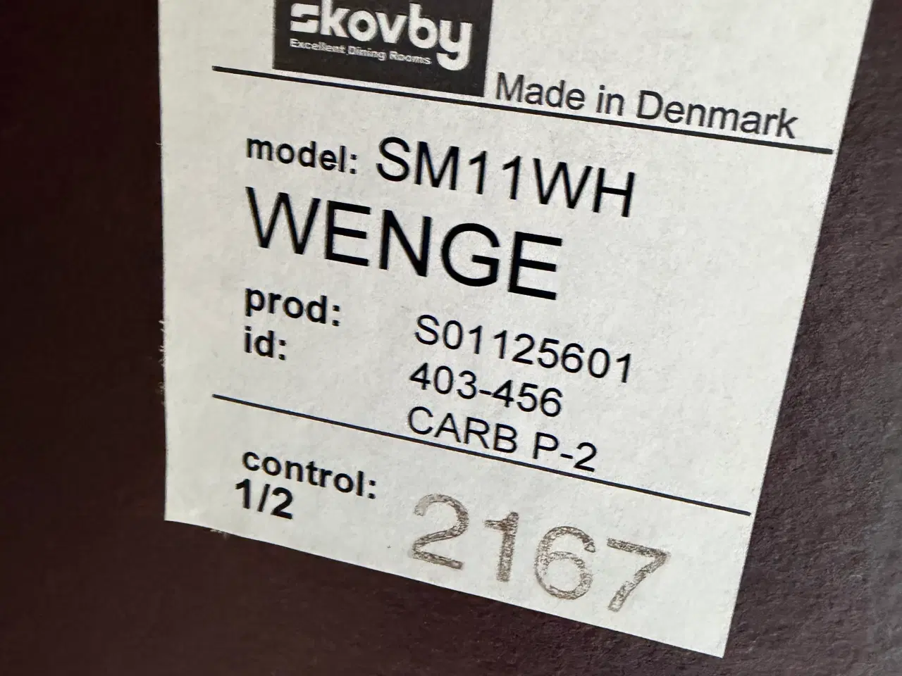 Billede 10 - Skovby spisebord med udtræk