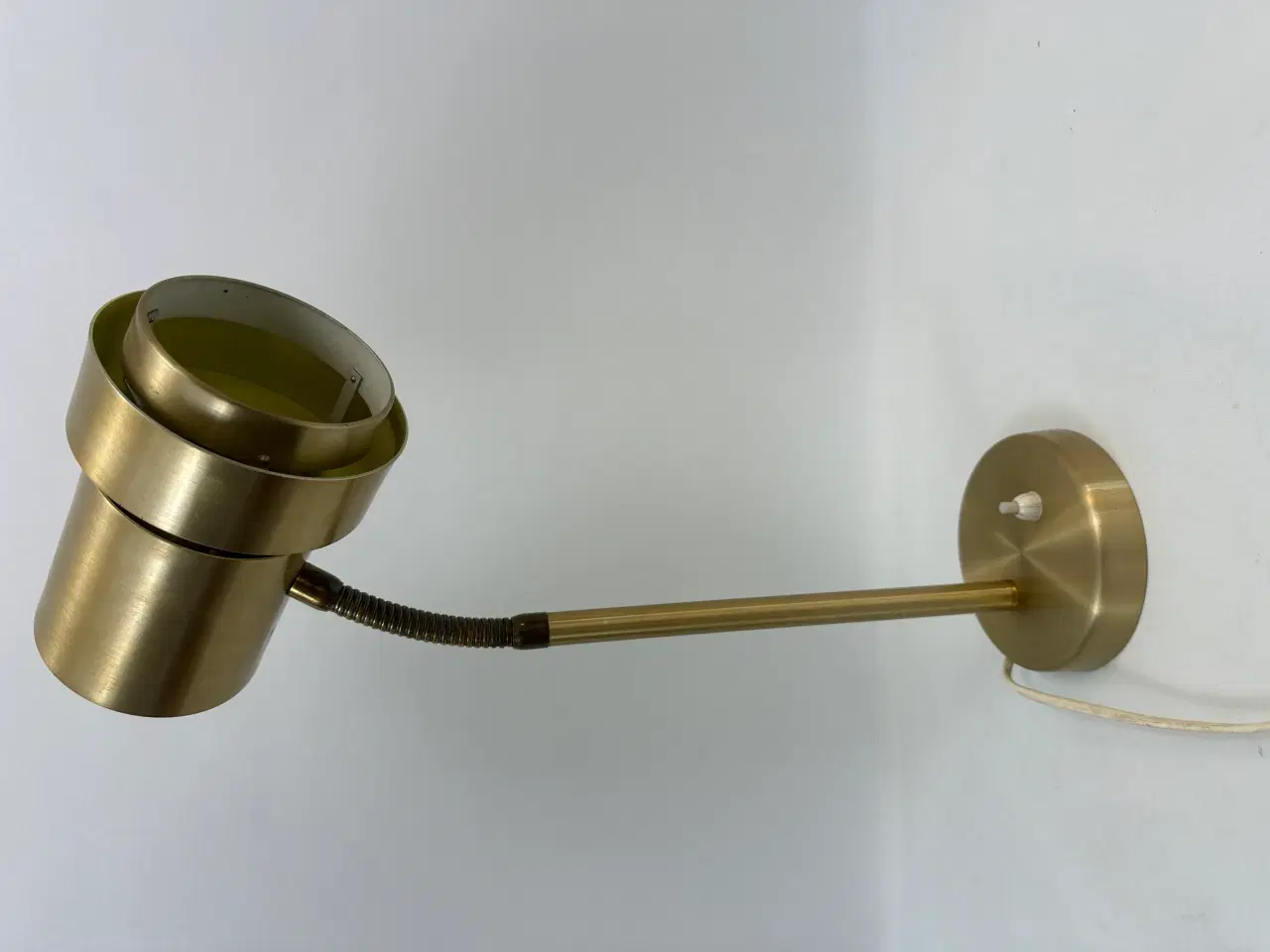 Billede 8 - Skrivebordslampe / bordlampe i messing (retro)