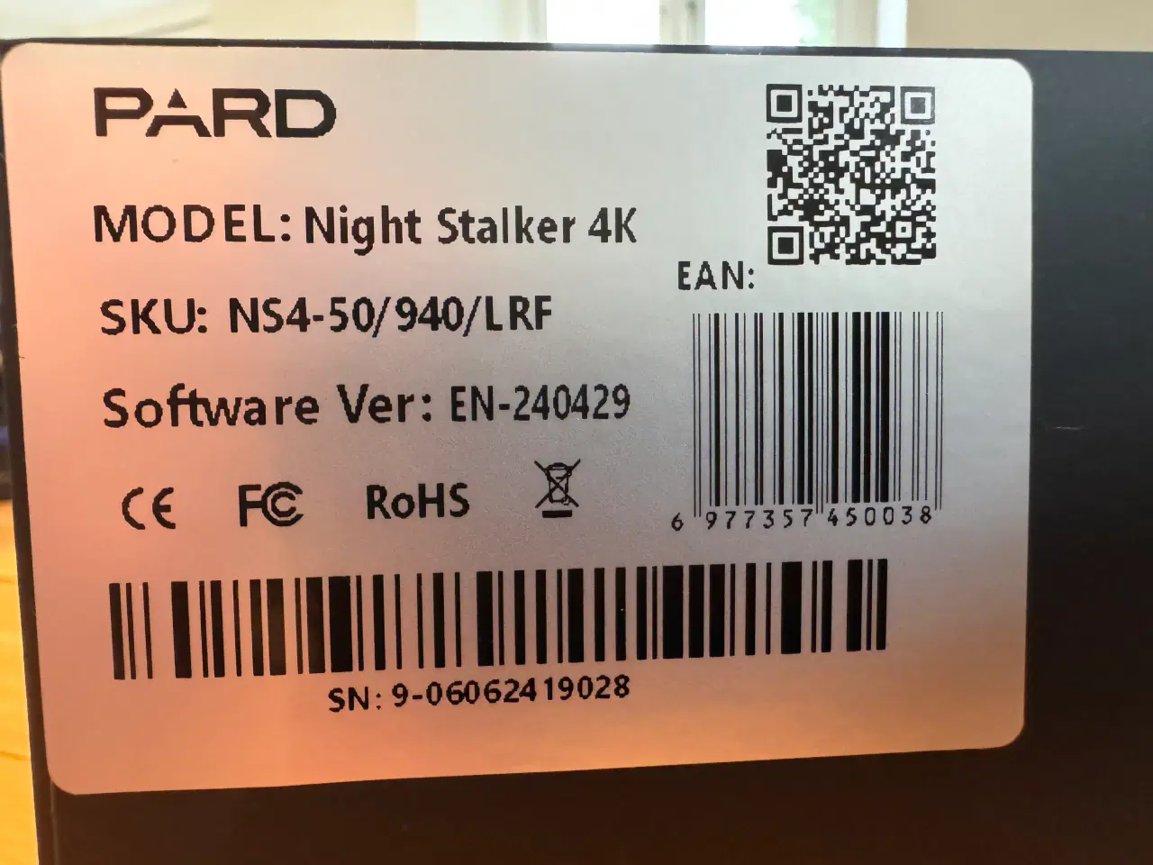 Billede 2 - Pard Night Stalker 4K