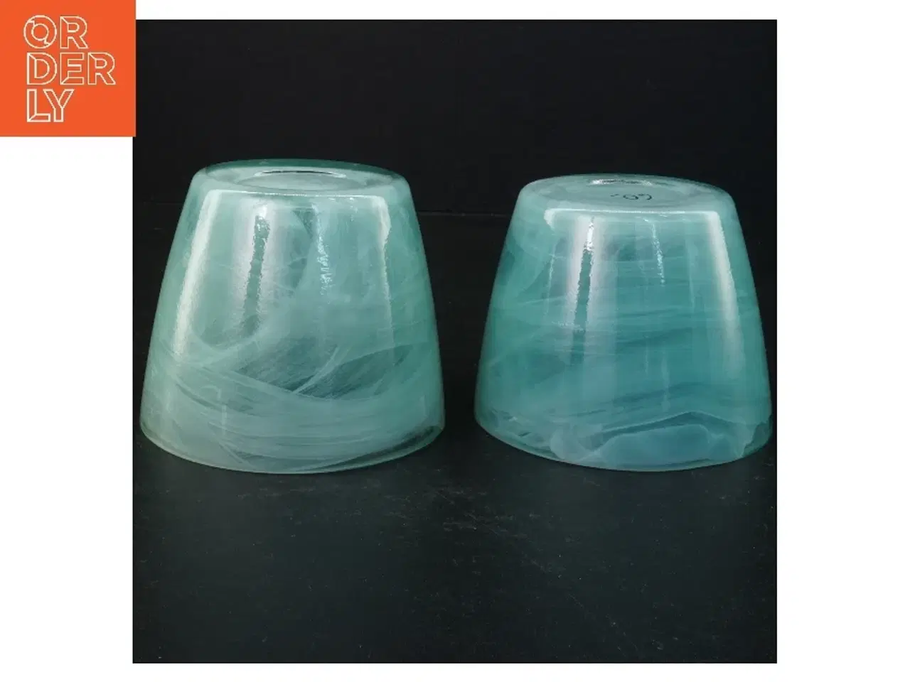 Billede 4 - Glasskåle/blomster krukker (str. 9 x 11 cm)