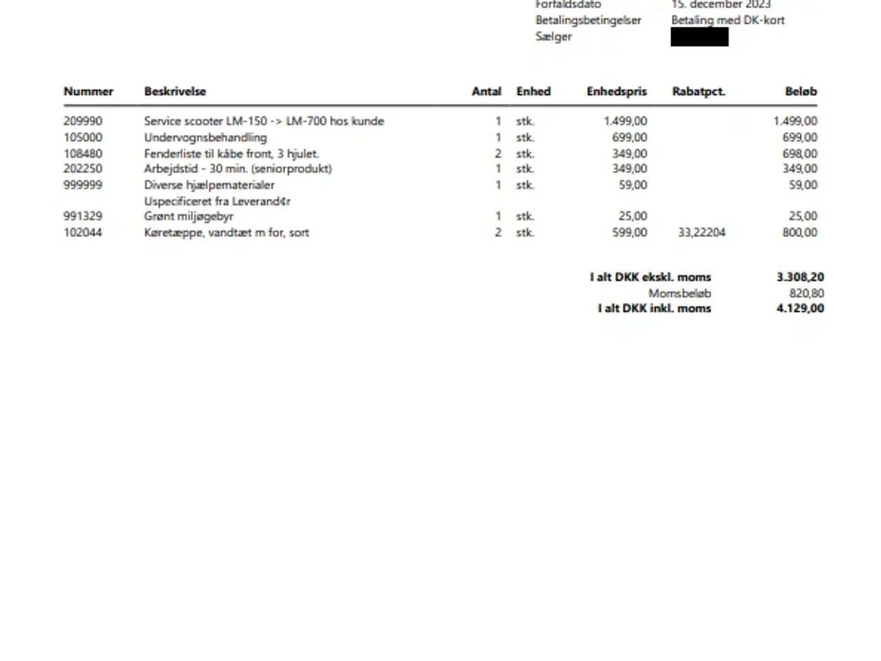 Billede 9 - 2023 Lindebjerg lm 700 elscooter