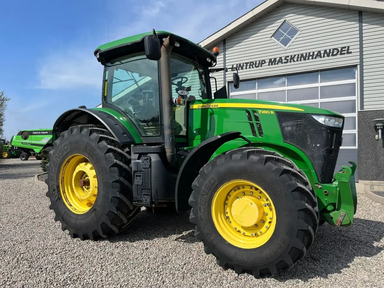 Billede 21 - John Deere 7280R Med næsten nye dæk på og frontlift.