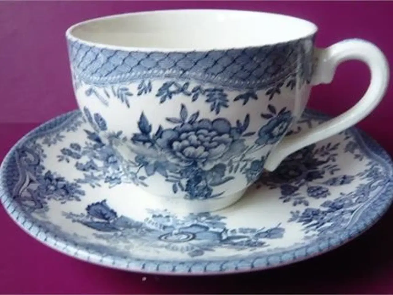 Billede 12 - Engelsk porcelæn/fajance i blå