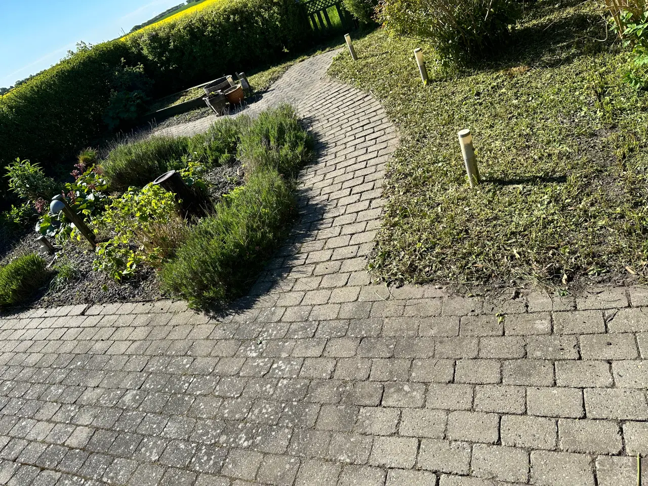 Billede 1 - Belægningsten Multikant grå  21x14x7/14