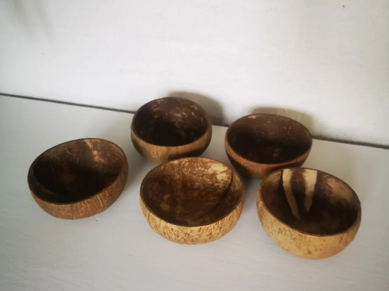 Billede 3 - 5 stk kokosnød skåle