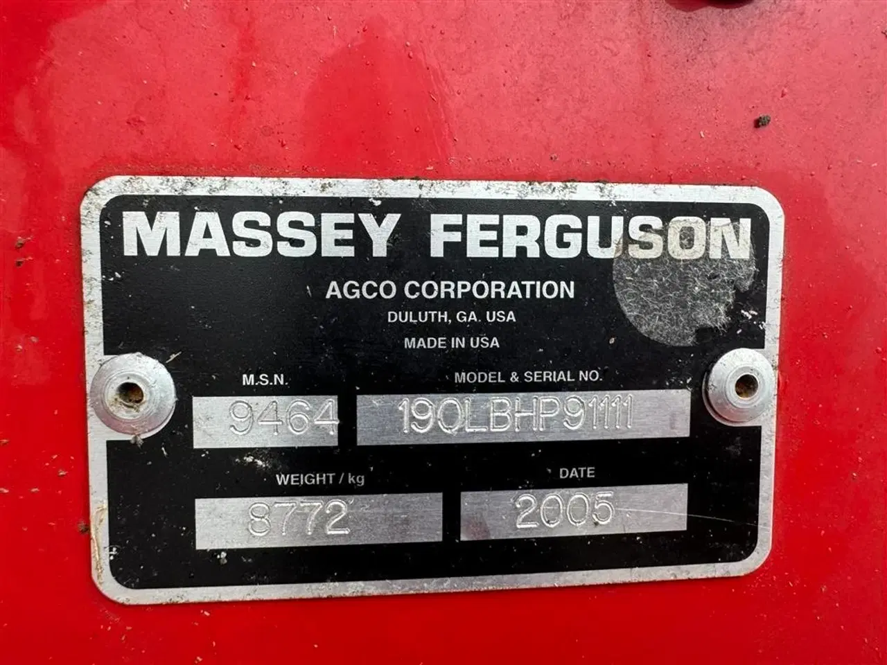 Billede 2 - Massey Ferguson 190 LB