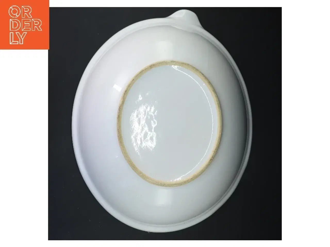 Billede 3 - Hvid dejskål med tud (str. Ø 29 cm)