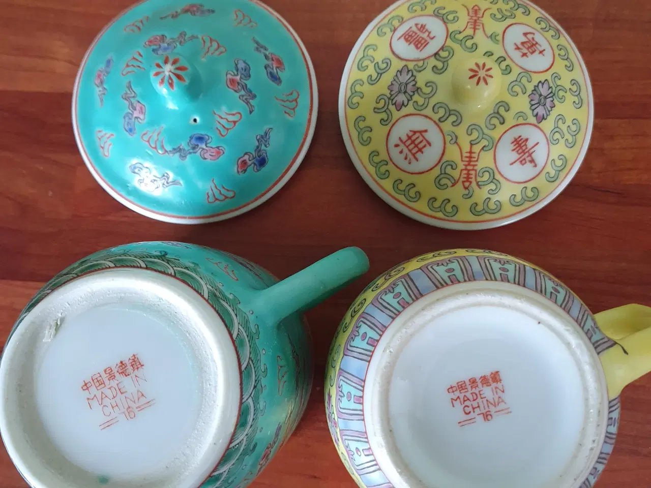 Billede 2 - Kinesiske krus m låg.