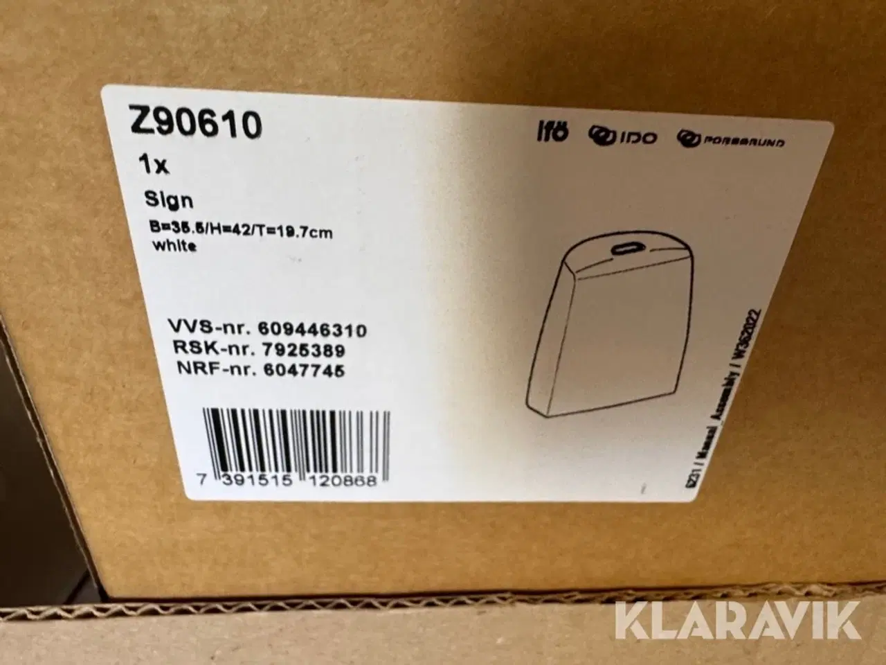 Billede 4 - Inventar til toilet 5 styks LOT