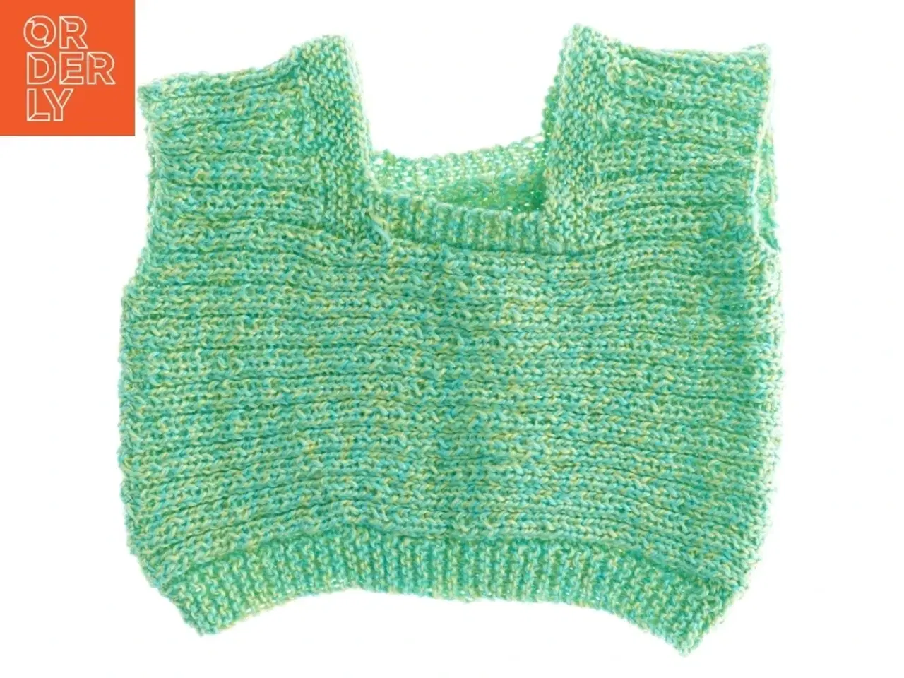 Billede 1 - Håndstrikket vest (str. 33 x 36 cm)
