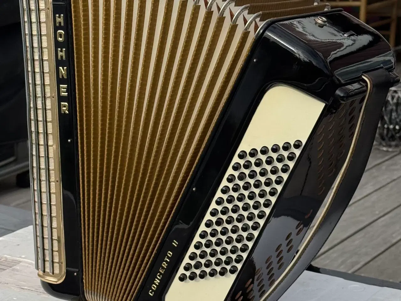 Billede 4 - Hohner Concerto II harmonika – flot og velspillend