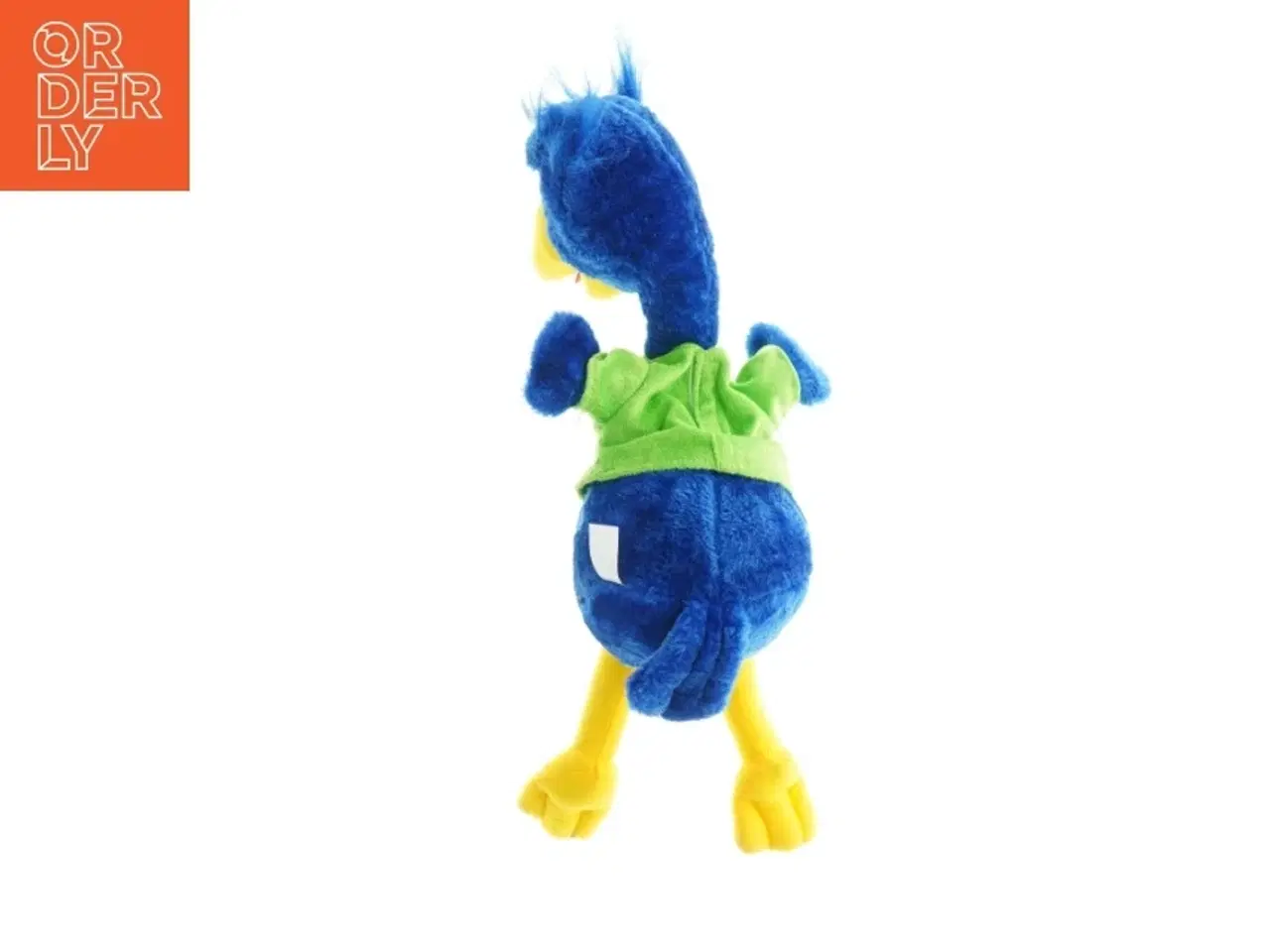 Billede 3 - Stort blåt plysdyr emu (str. 52 x 15 cm)