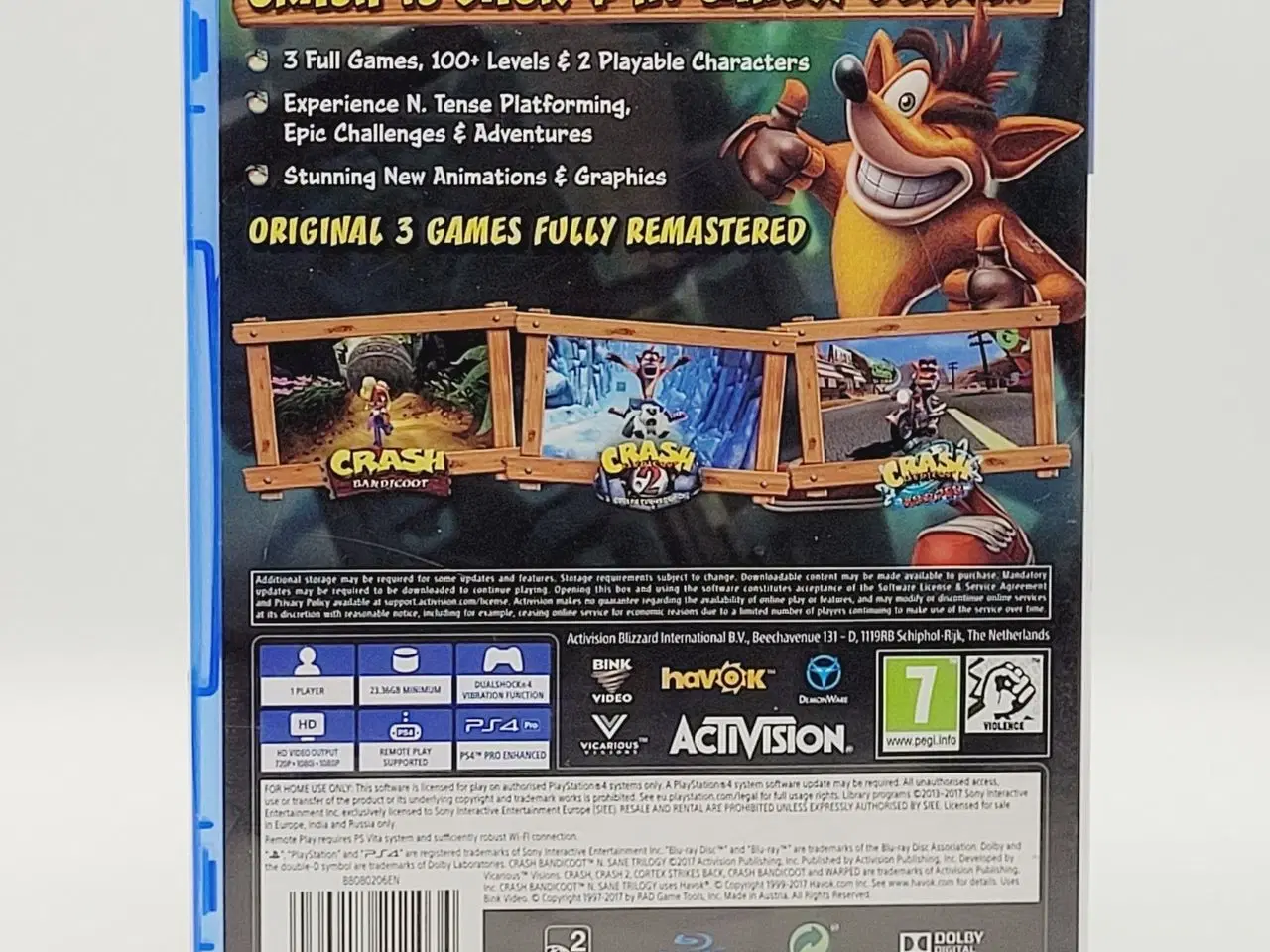Billede 3 - ⭐️- PS4: Crash Bandicoot N. Sane Trilogy
