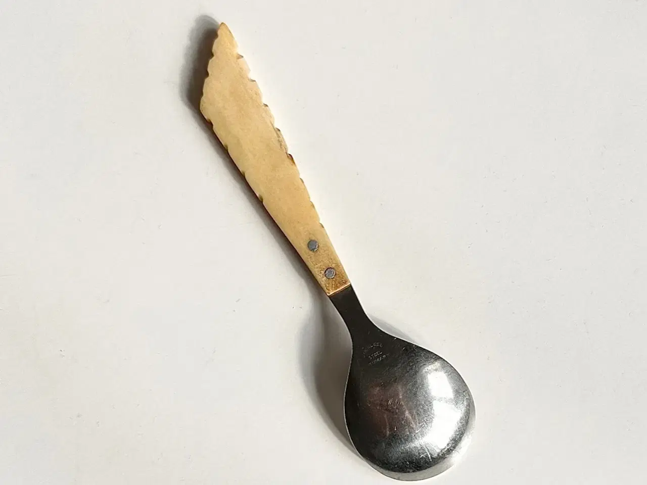 Billede 2 - Marmeladeske, stål og ben, skrå
