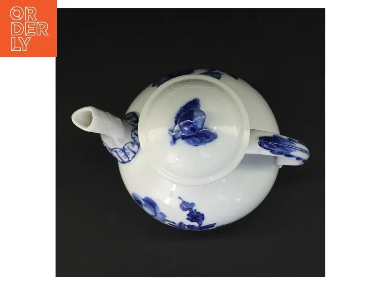 Billede 2 - Blå Blomst porcelænskande fra Royal Copenhagen (str. 25 x 19 x 14 cm)