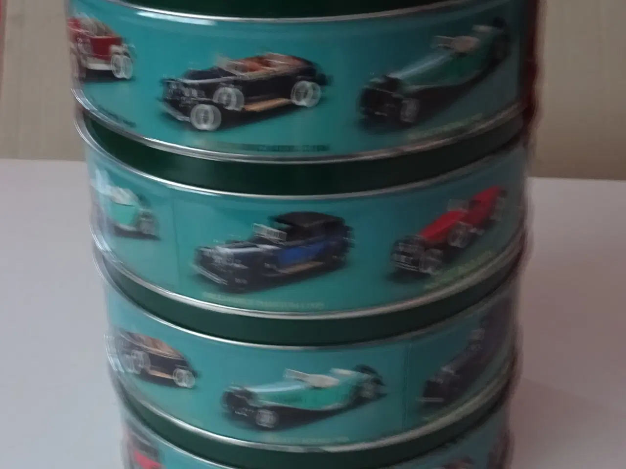 Billede 2 - Kagedåser med vintage veteranbil, gl og ubrugte