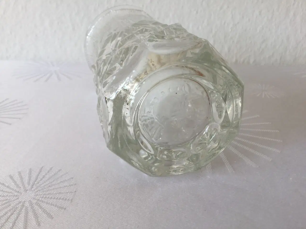 Billede 2 - glasvase presset glas