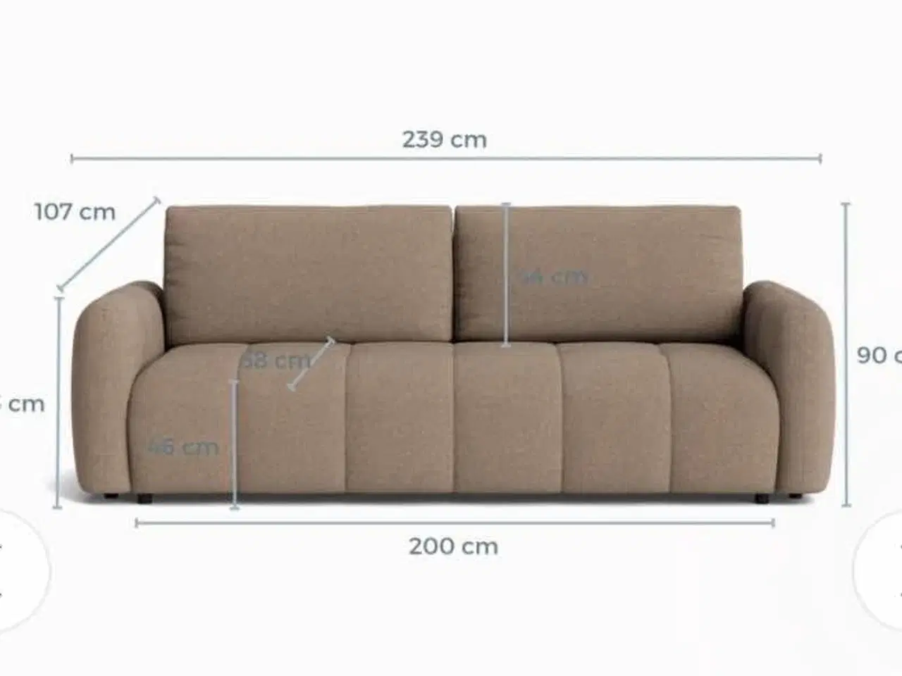 Billede 5 - Sofa \ sovesofa
