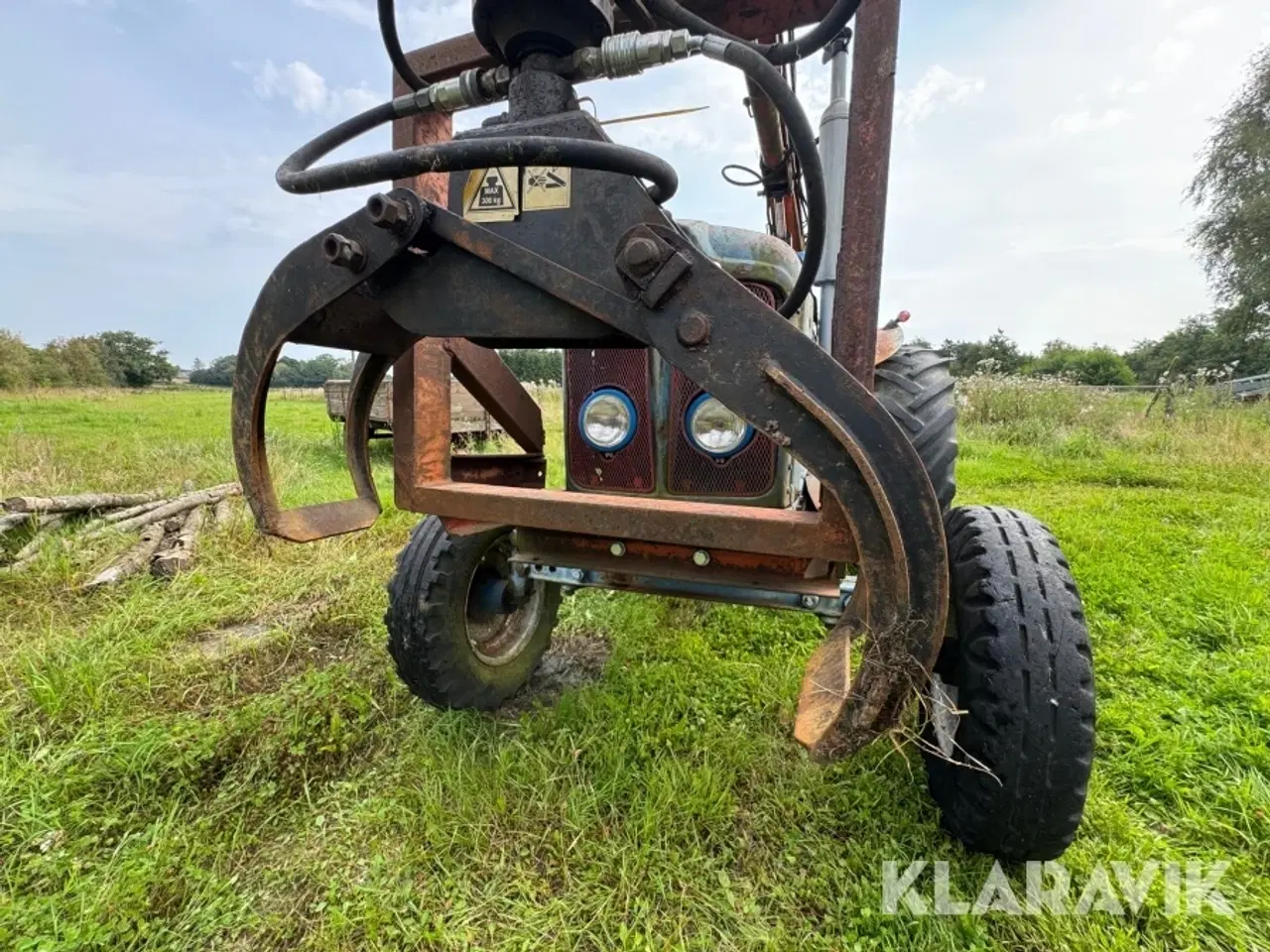 Billede 9 - Traktor Fordson Super Major med kran