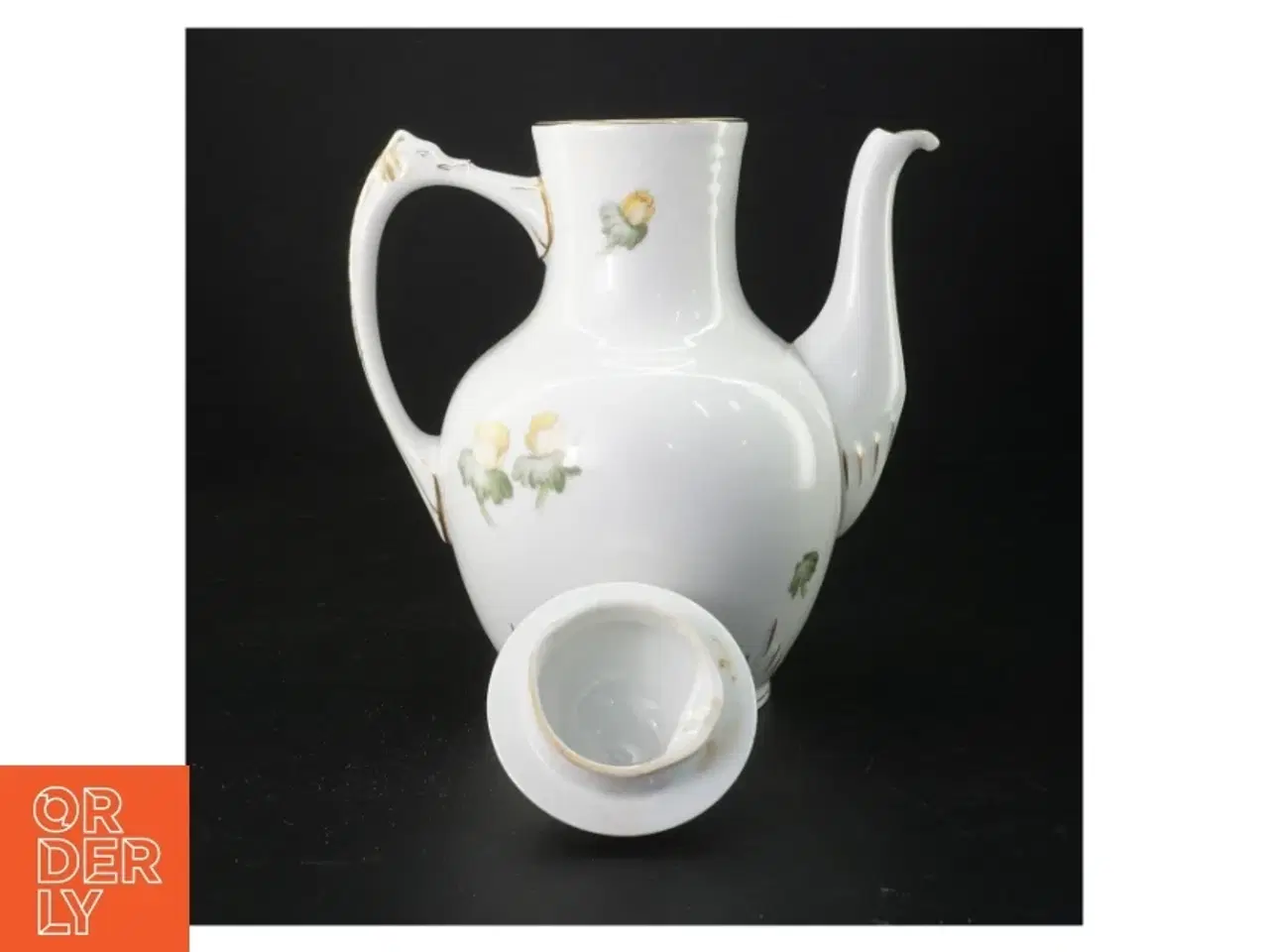Billede 2 - Porcelæns kande med låg fra B&G (str. 25 cm)