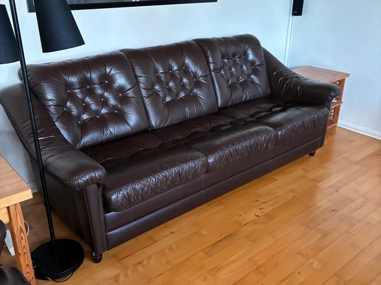 Billede 3 - Læder sofasæt 2 og 3 personers