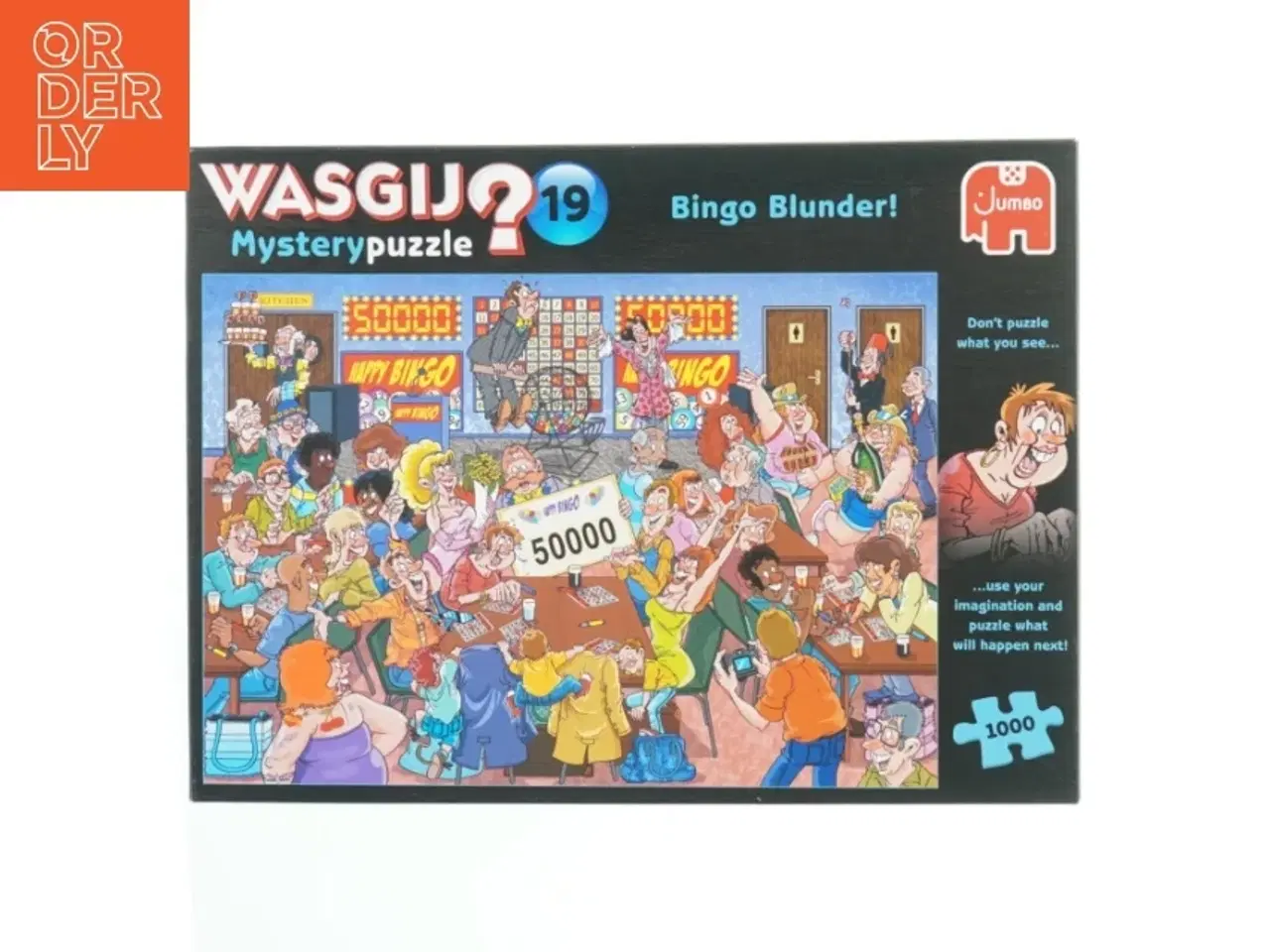 Billede 1 - Wasgij Mystery Puzzle 19 Bingo Blunder 1000 brikker fra Jumbo (str. 1000 brikker)