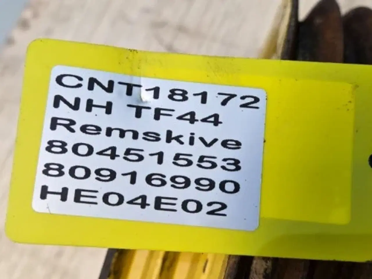 Billede 14 - New Holland TF44 Remskive 80916990