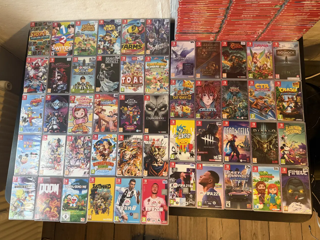 Billede 10 - Seperate Priser! 200 stk Nintendo Switch Spil