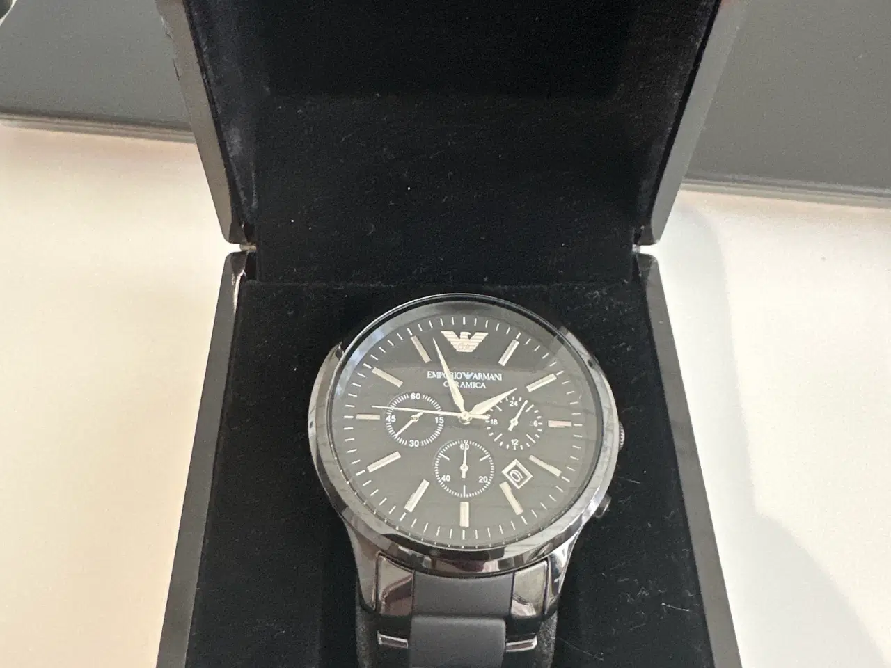 Billede 2 - Ur Giorgio Armani Kronograf schwarz AR1451