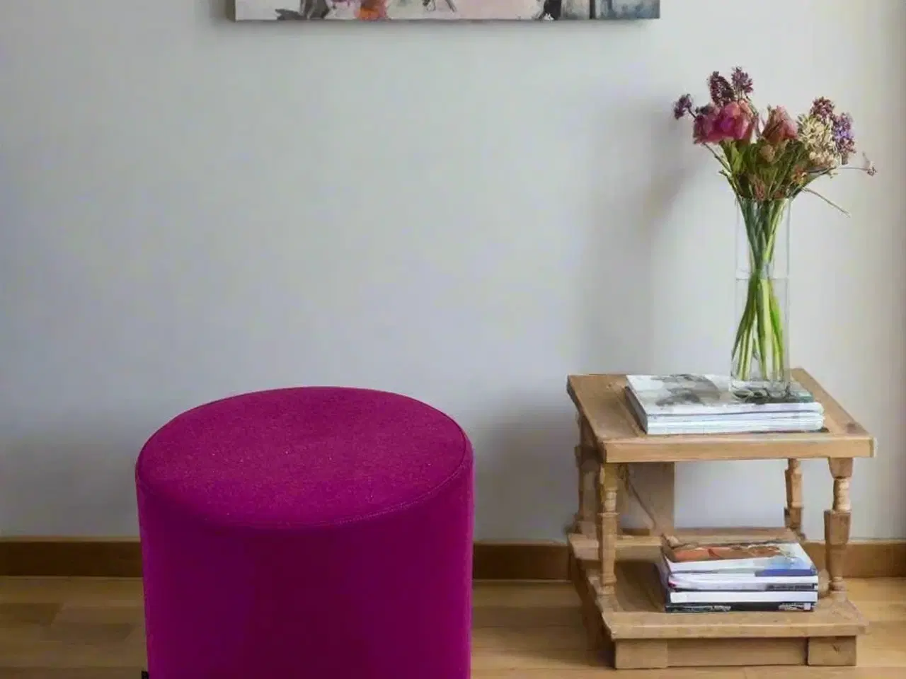 Billede 2 - Softline Puf (Lilla)
