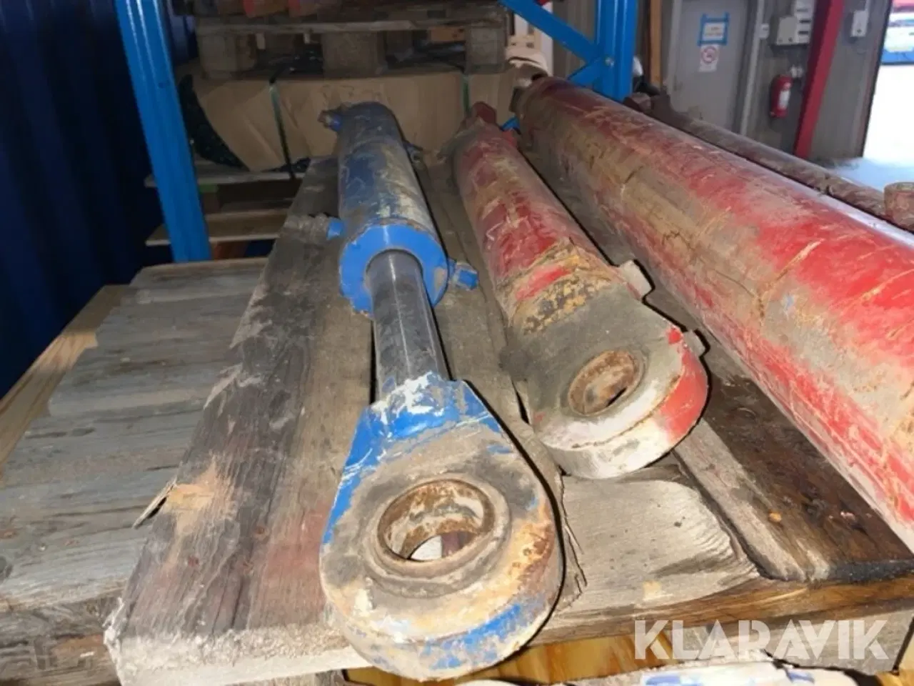 Billede 7 - Hydraulikcylindre dobbeltvirkende 4 styk