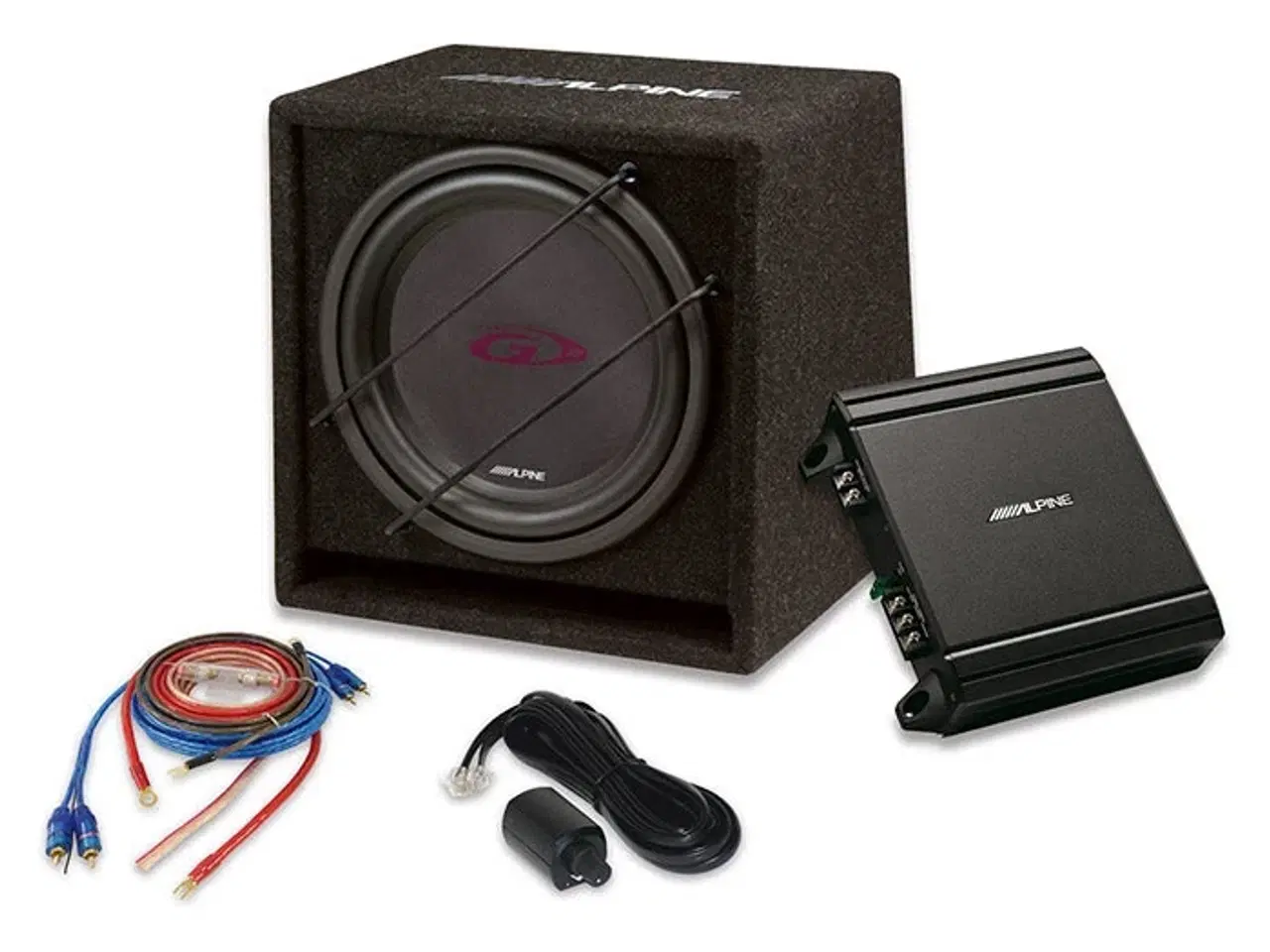Billede 1 - Alpine 12" subwoofer med forstærker