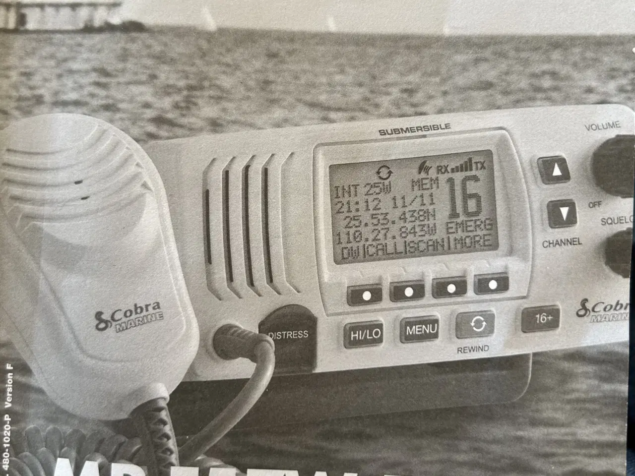Billede 1 - Skibsradio VHF Cobra Marine 25 watt
